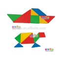 JQ1061 Hotsale niños educativos creativos plástico Tangram domino rompecabezas de juguete